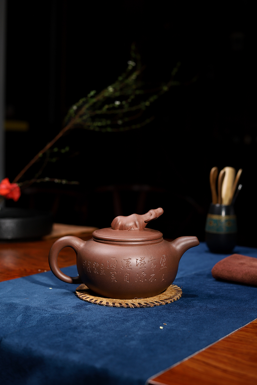 吴云根制大犀尊壶