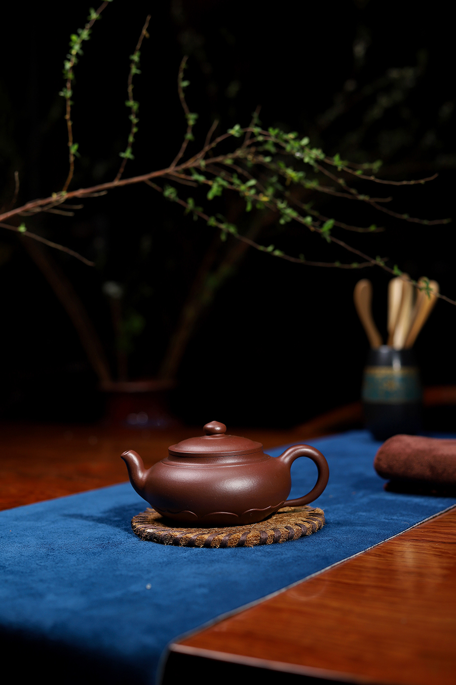 恽志培全手工制四季如意壶