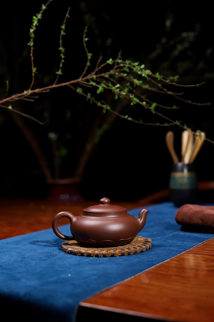 恽志培全手工制四季如意壶