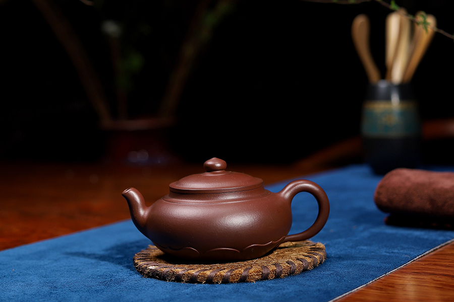 恽志培全手工制四季如意壶