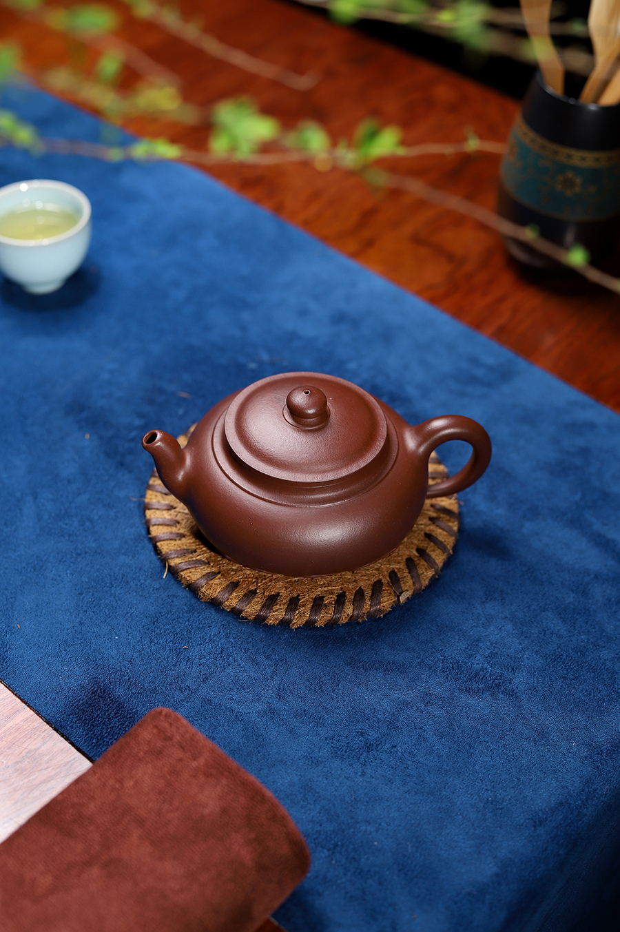 恽志培全手工制四季如意壶