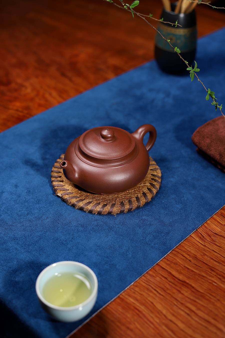 恽志培全手工制四季如意壶