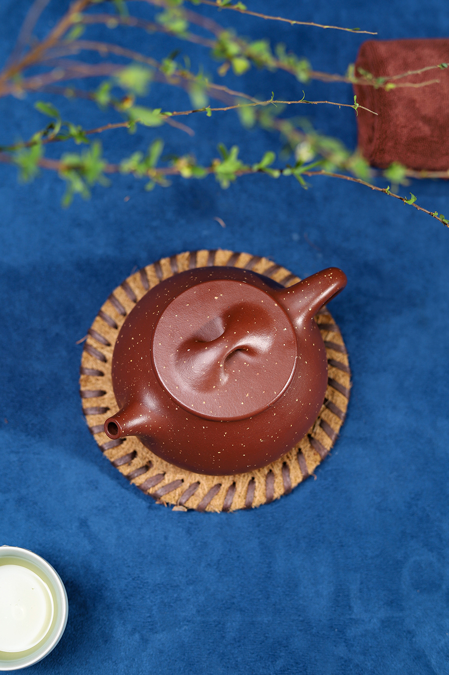 恽志培全手工制满石瓢壶