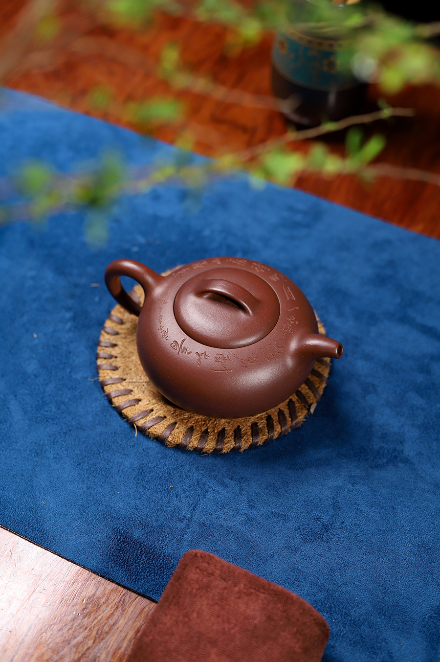 恽志培全手工制过桥扁腹壶