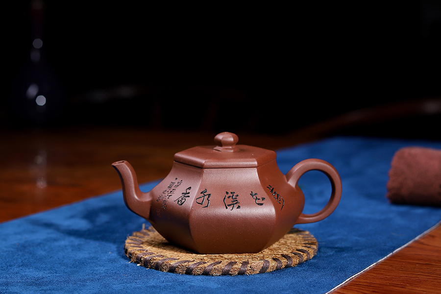 刘成容全手工制六方雅集壶