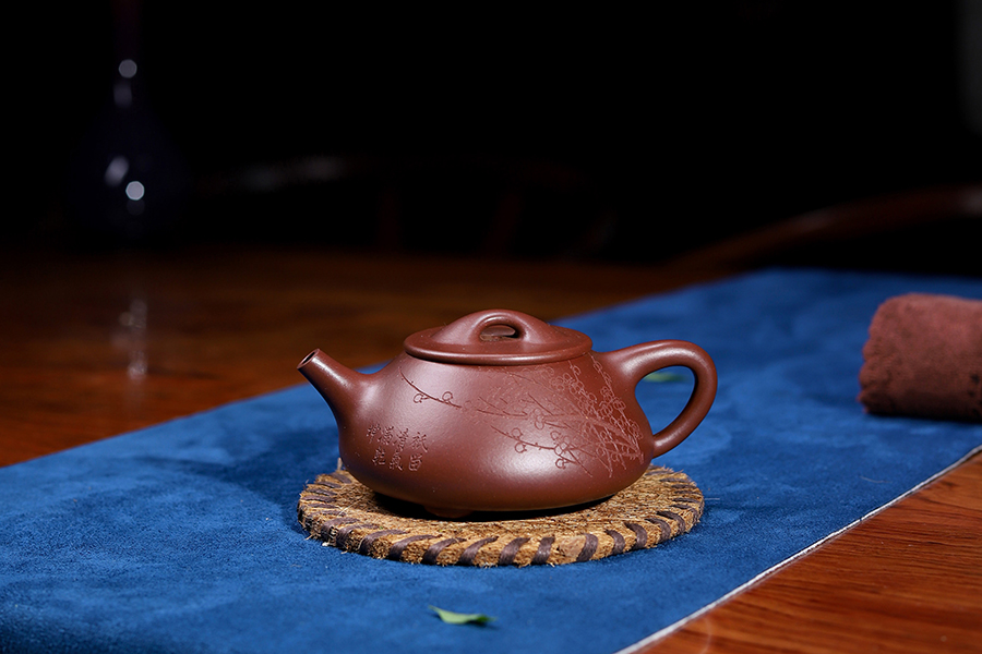 胡海菲制景舟石瓢壶