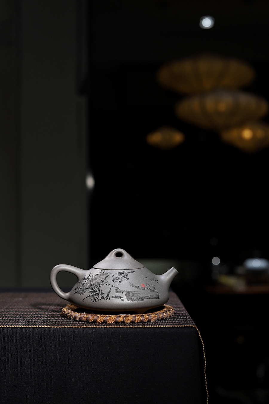 厉上清制禅居紫砂壶