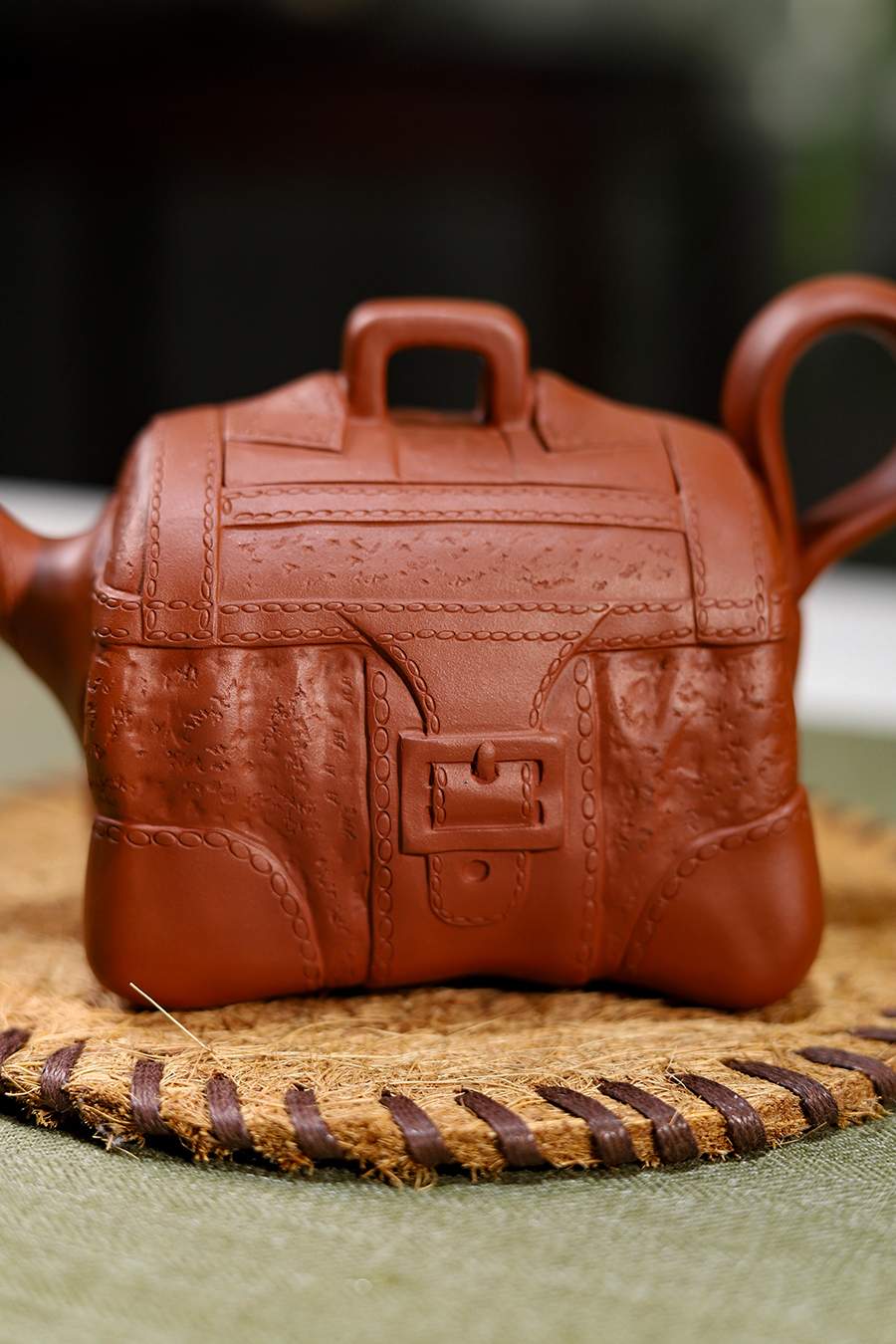 史小明制皮包壶