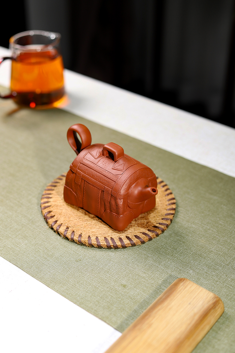 史小明制皮包壶