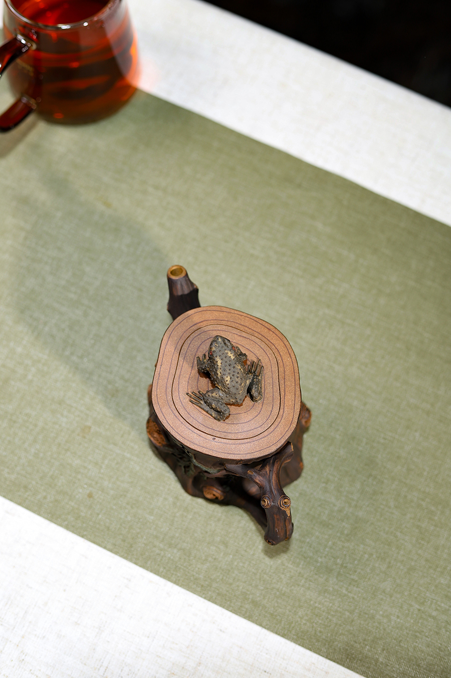 蒋蓉制柏寿桩壶