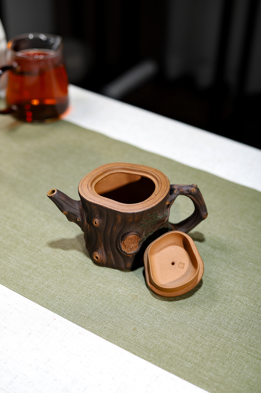 蒋蓉制柏寿桩壶