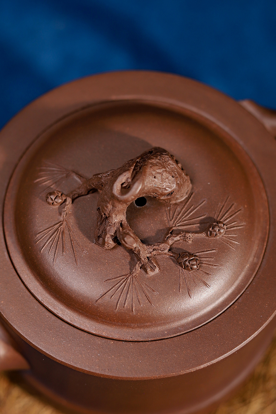 潘小忠制竹段三友壶