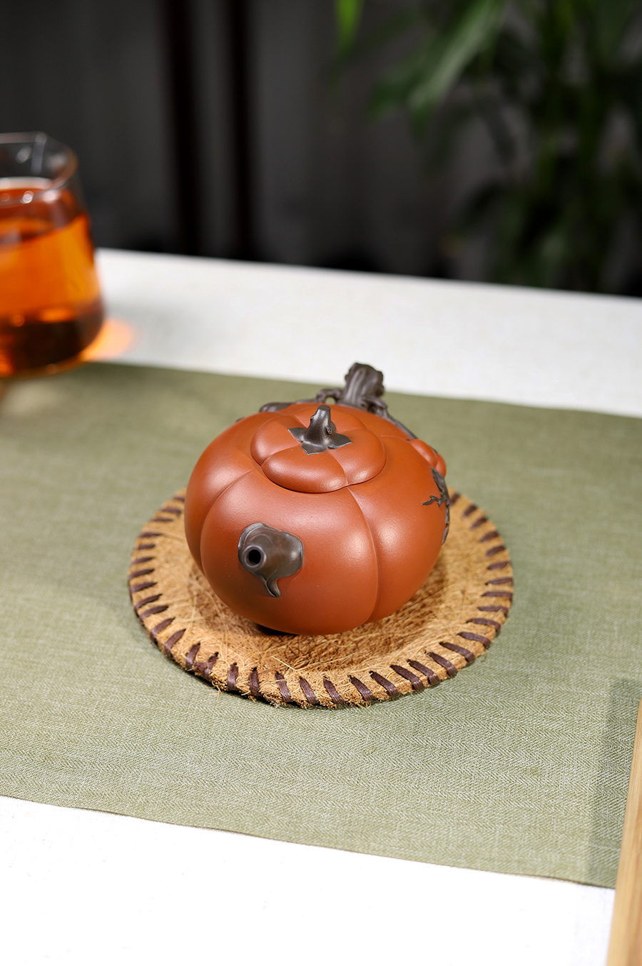 姚志源制丹柿壶