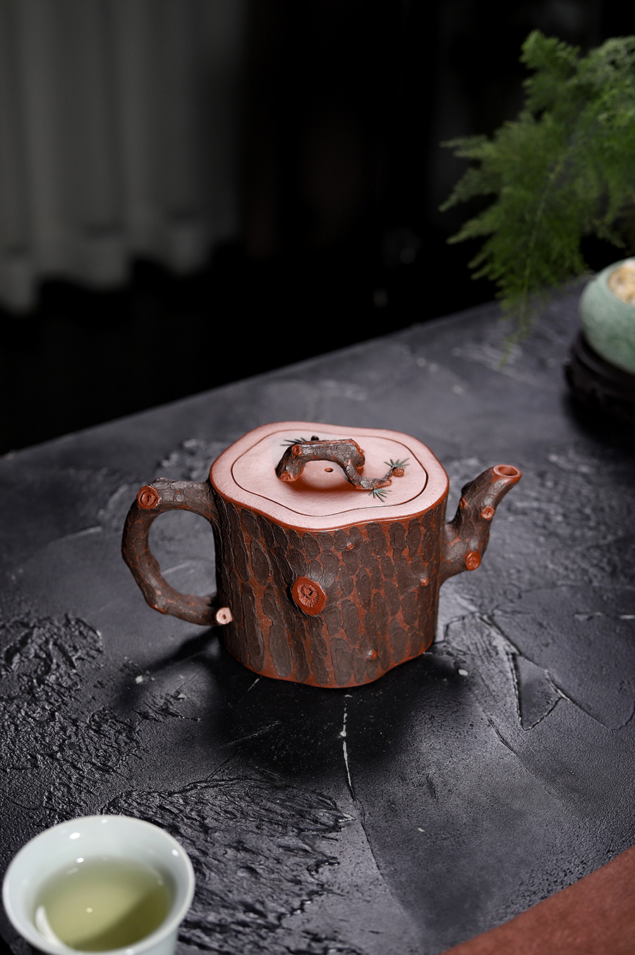 范萍全手工制松桩壶