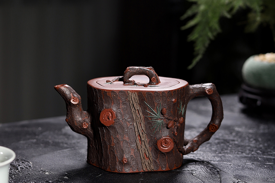 范萍全手工制松桩壶