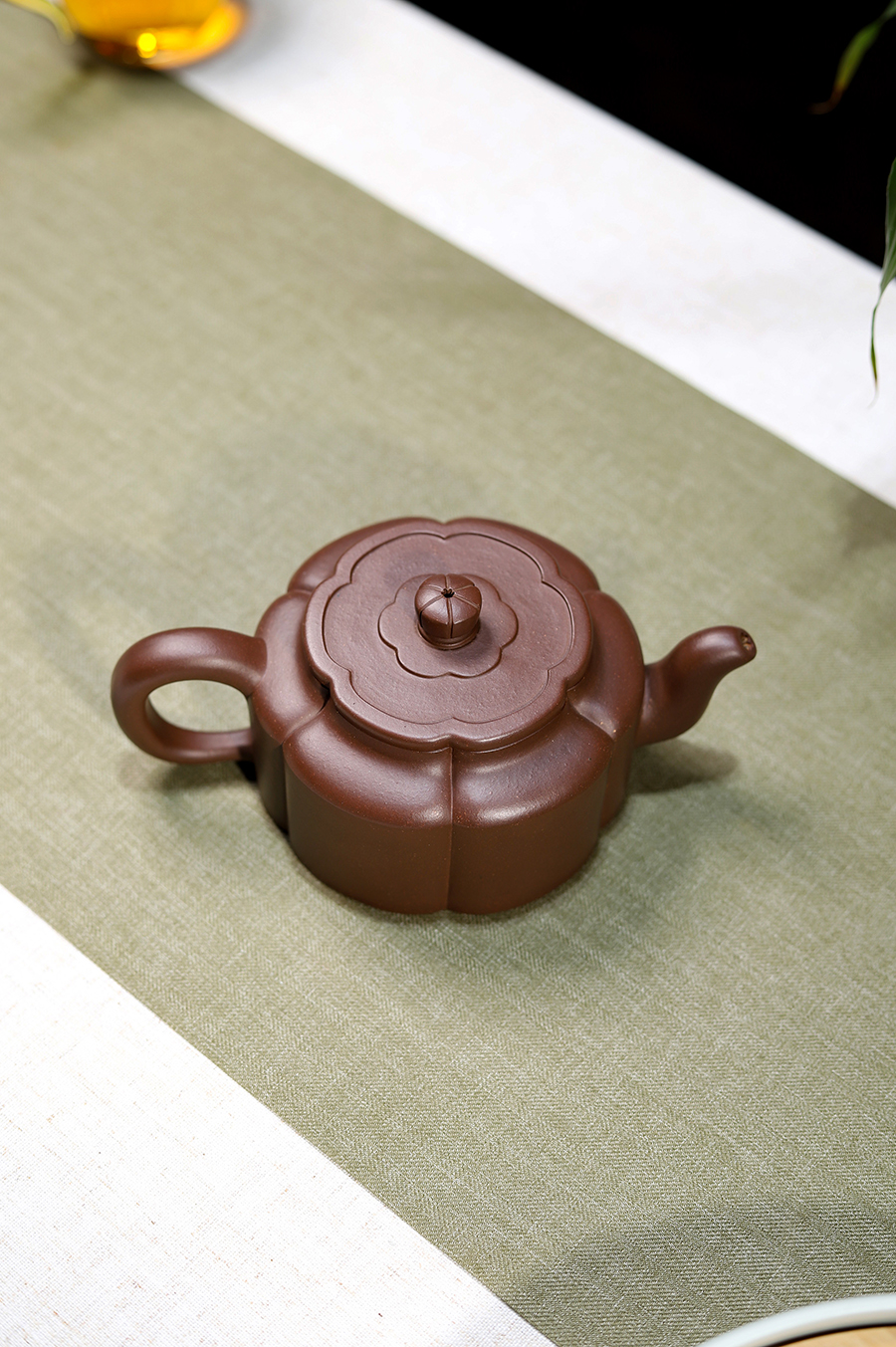 鲍利安制梅花周盘壶