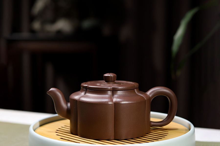 鲍利安制梅花周盘壶