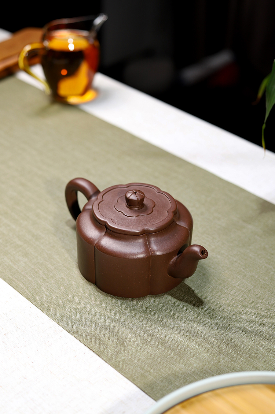 鲍利安制梅花周盘壶