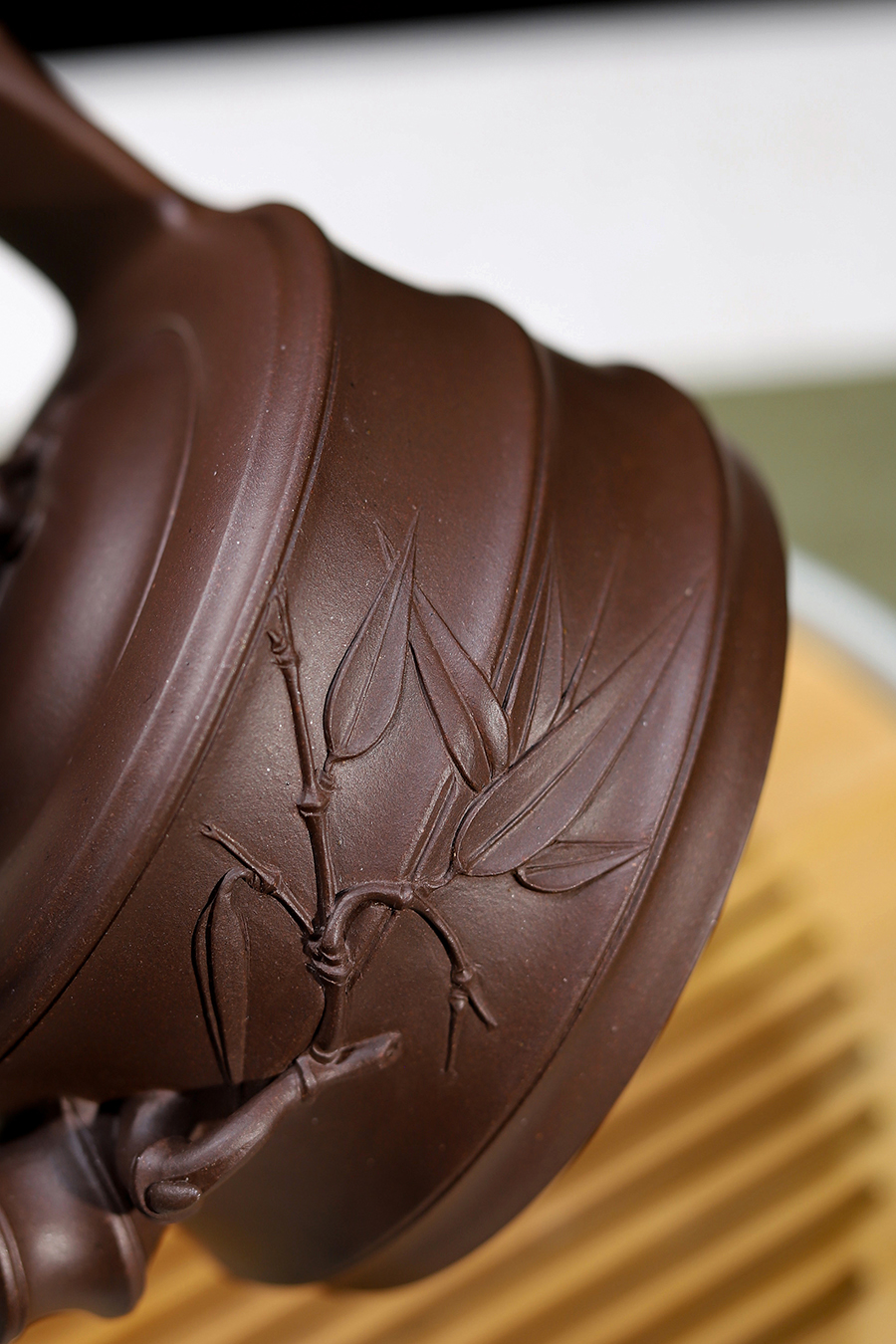 徐元明制吻竹提梁壶