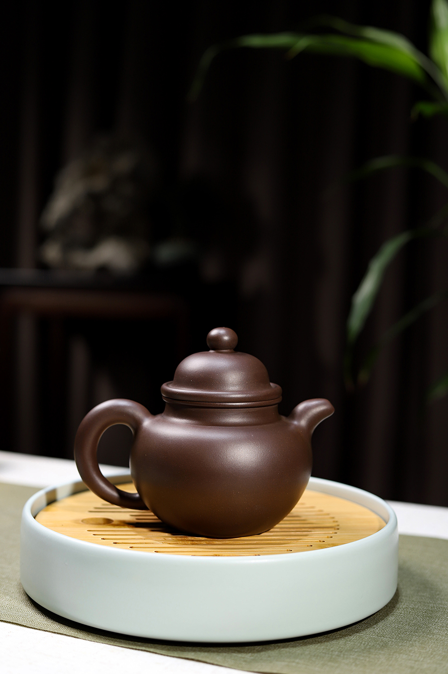 姚志源制掇球紫砂壶