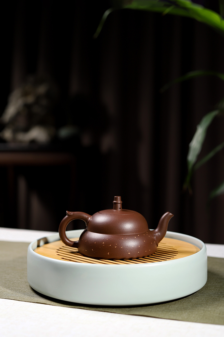 李寒勇制笠帽壶