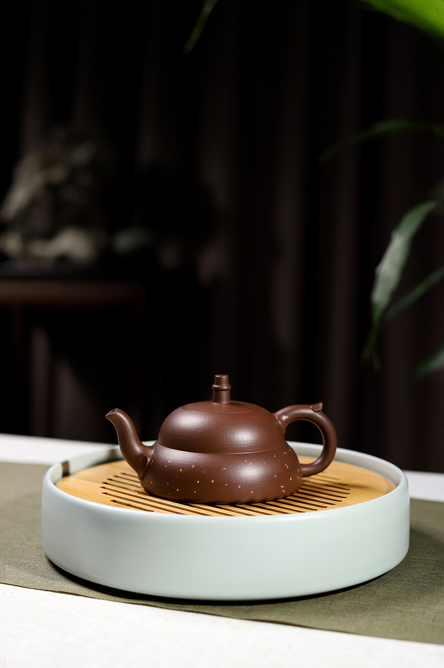 李寒勇制笠帽壶