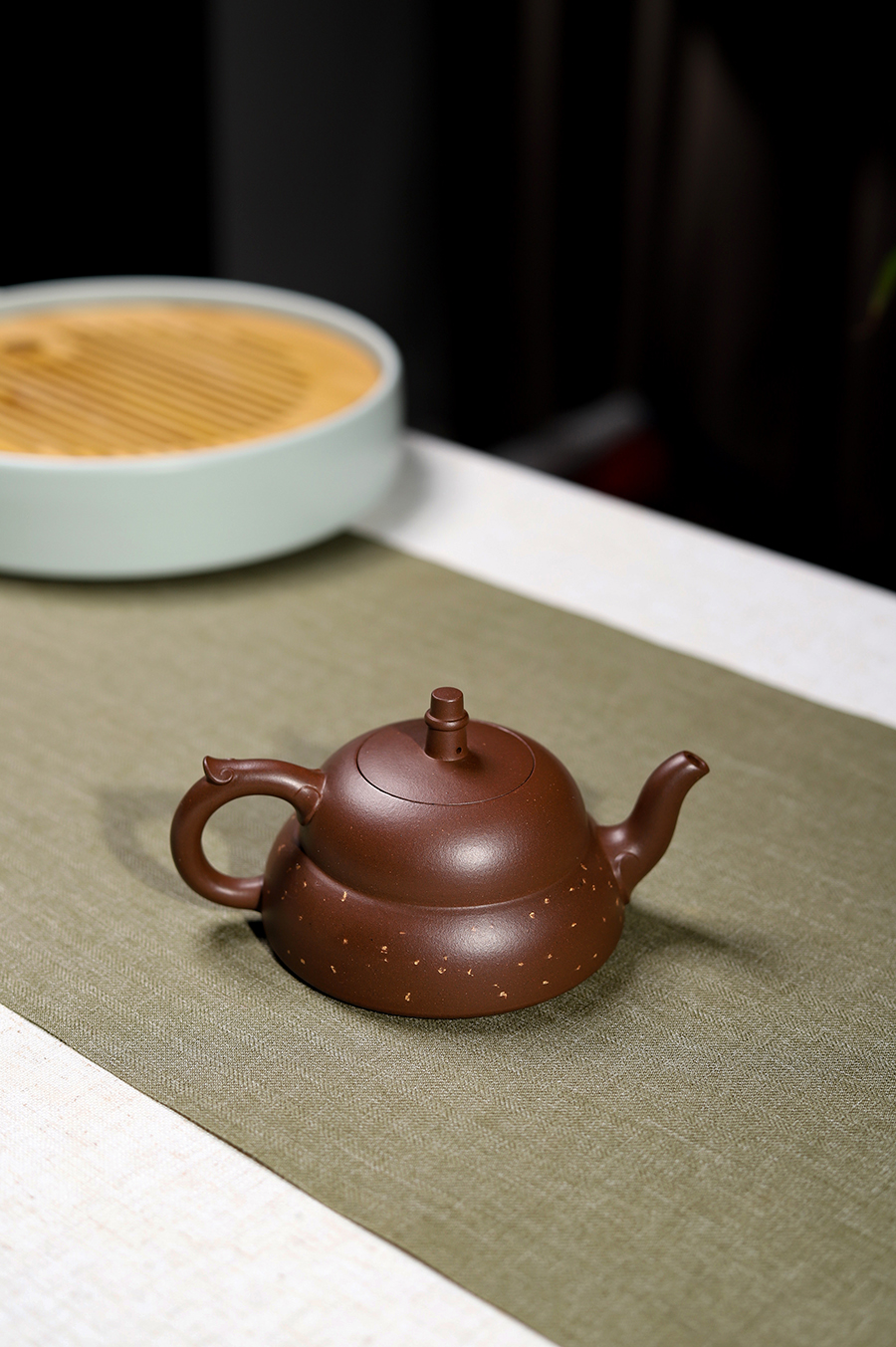 李寒勇制笠帽壶