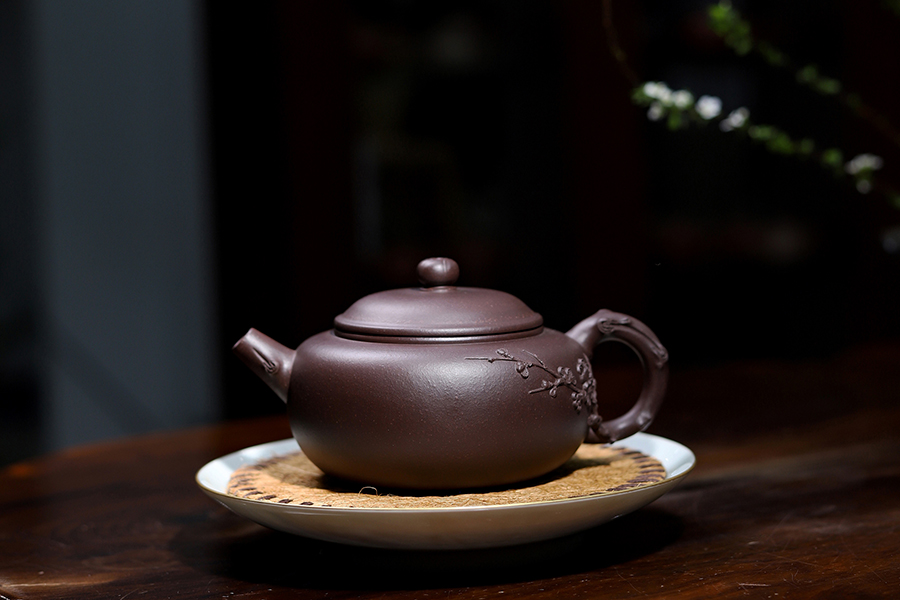 范建华制星蕊紫砂壶