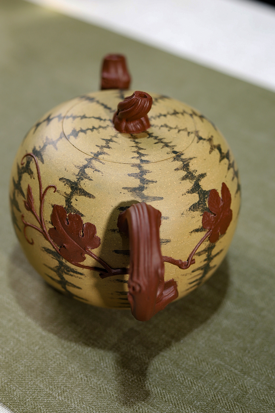 范萍全手工制田园情趣壶