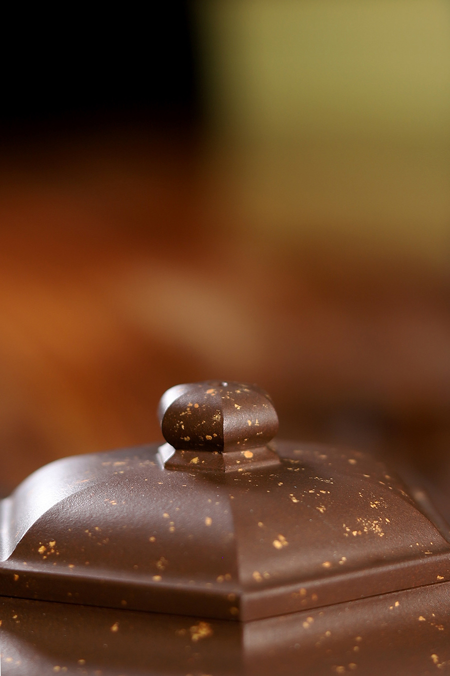 庄玉林制铺砂六方壶