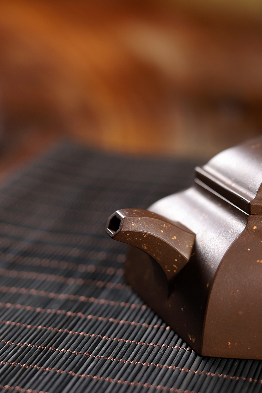 庄玉林制铺砂六方壶