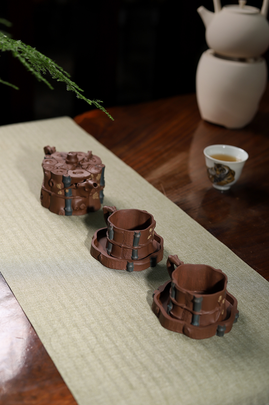 范洪泉制束柴三友五头套组