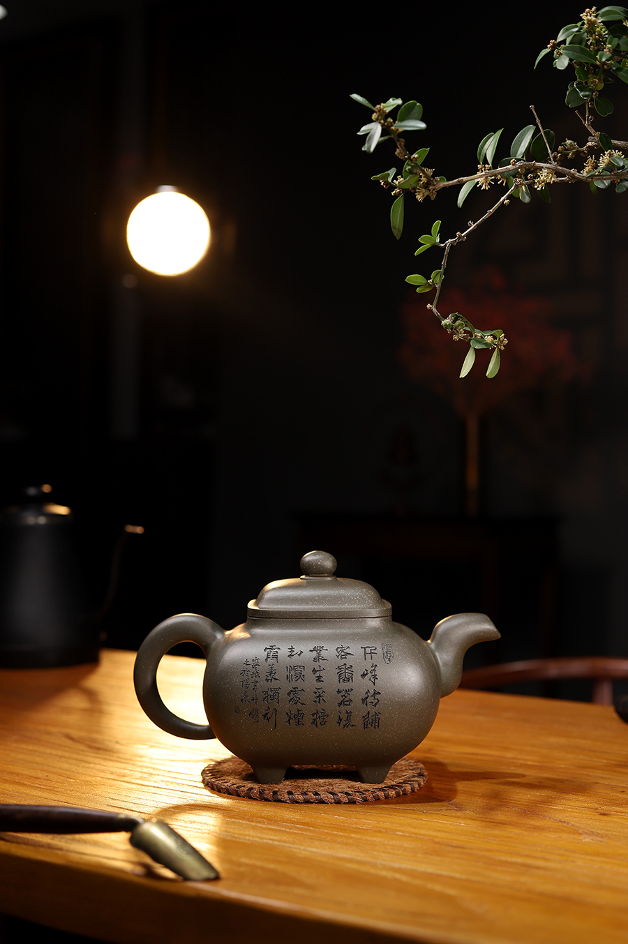 华健制四方传炉壶(寒越铭·孤品)