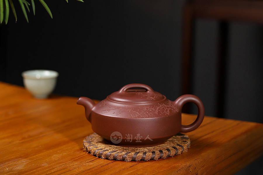周夏全手工制汉君壶(吴东元书铭)