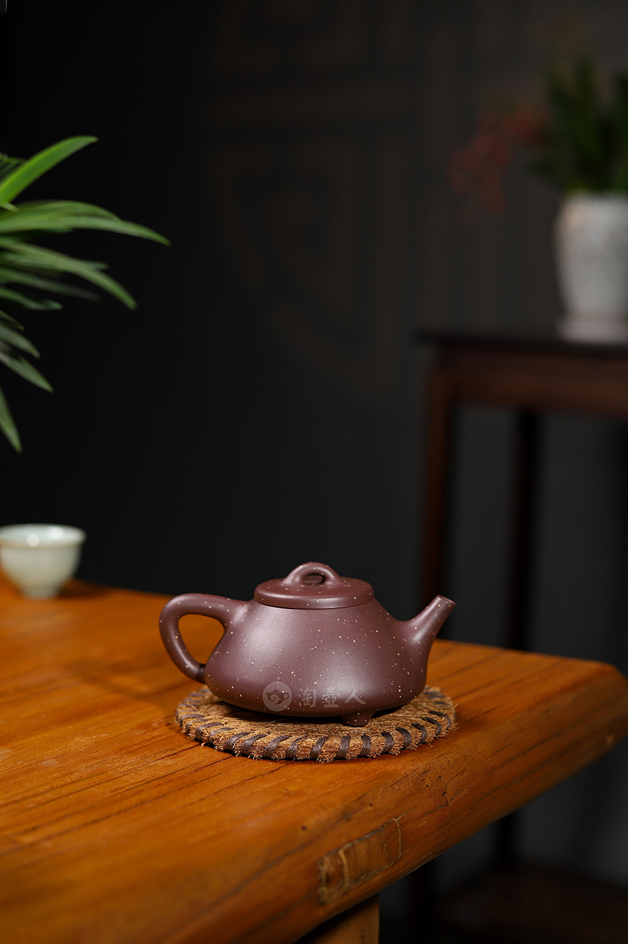 恽志培全手工制石瓢壶(点砂)