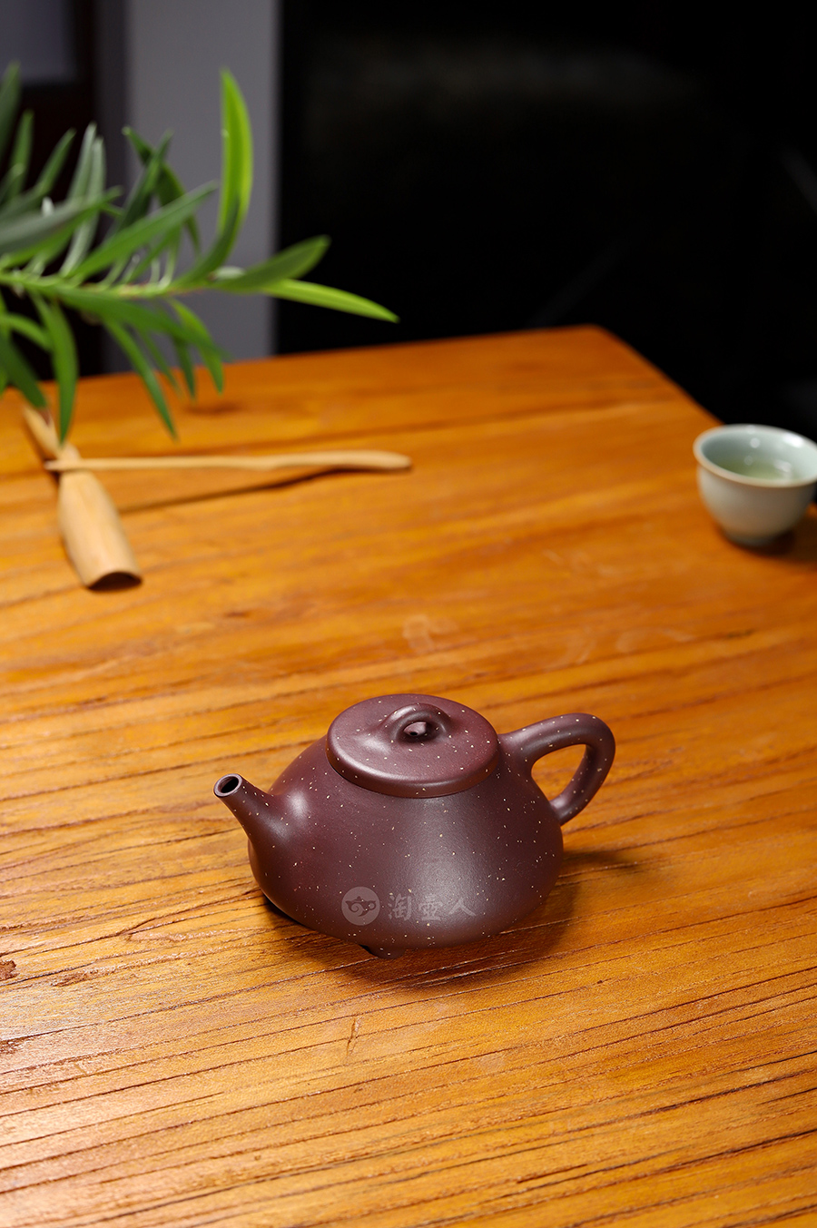 恽志培全手工制石瓢壶(点砂)