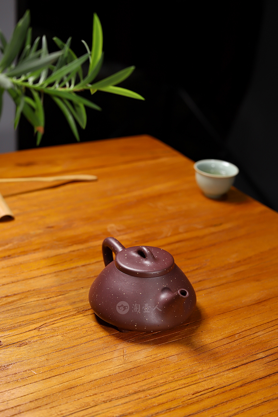 恽志培全手工制石瓢壶(点砂)