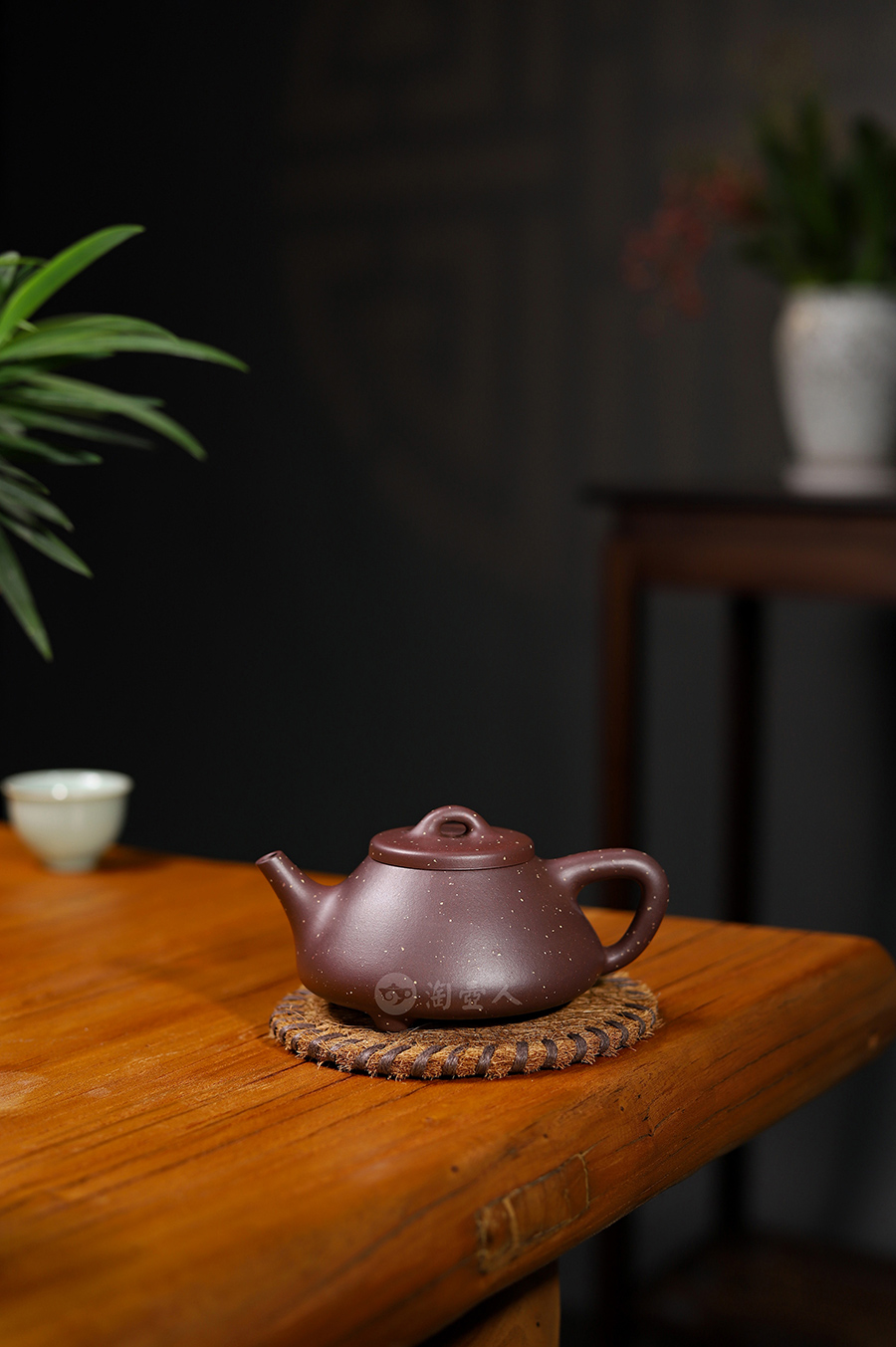 恽志培全手工制石瓢壶(点砂)