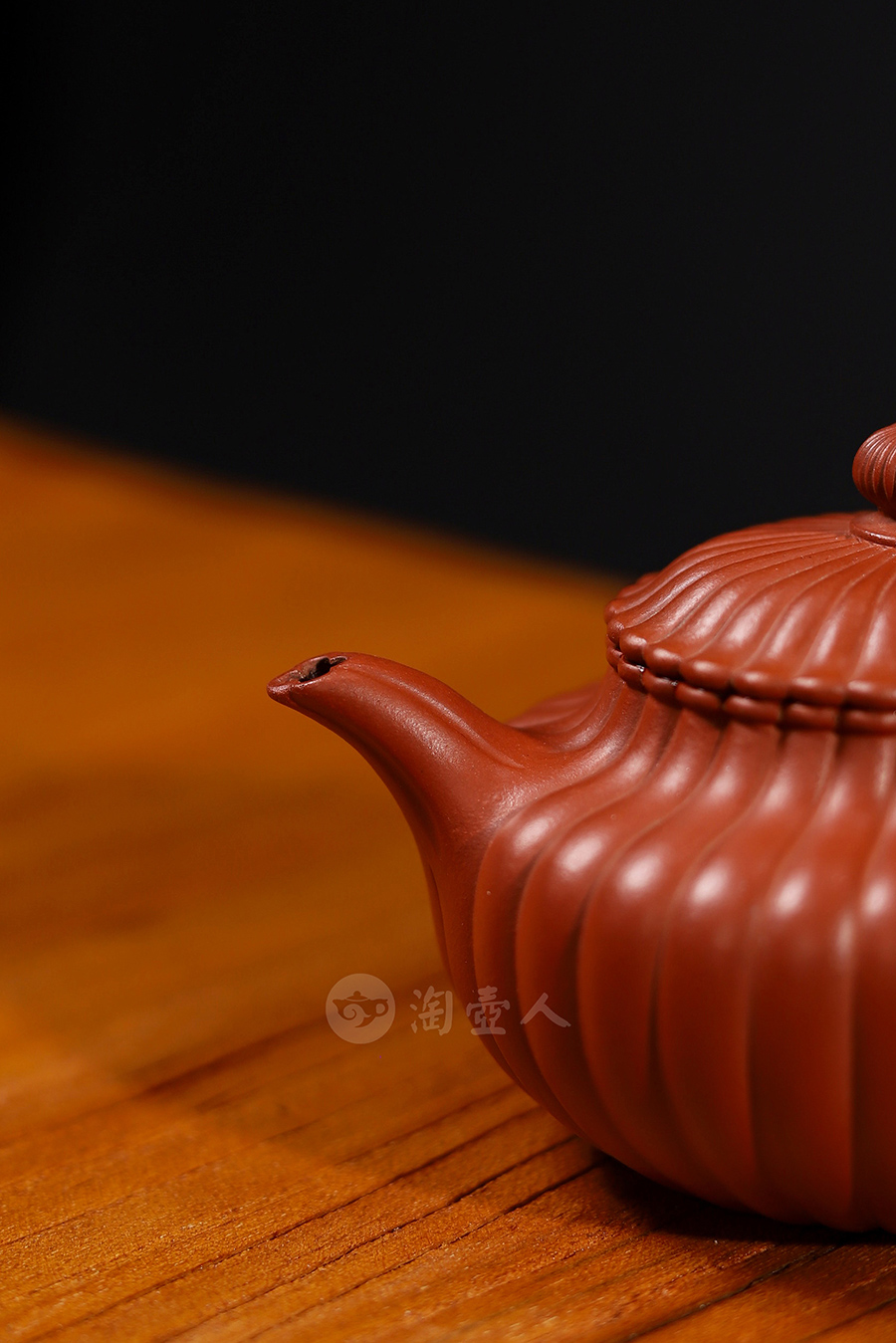 沈建强制仿古士圆元条壶