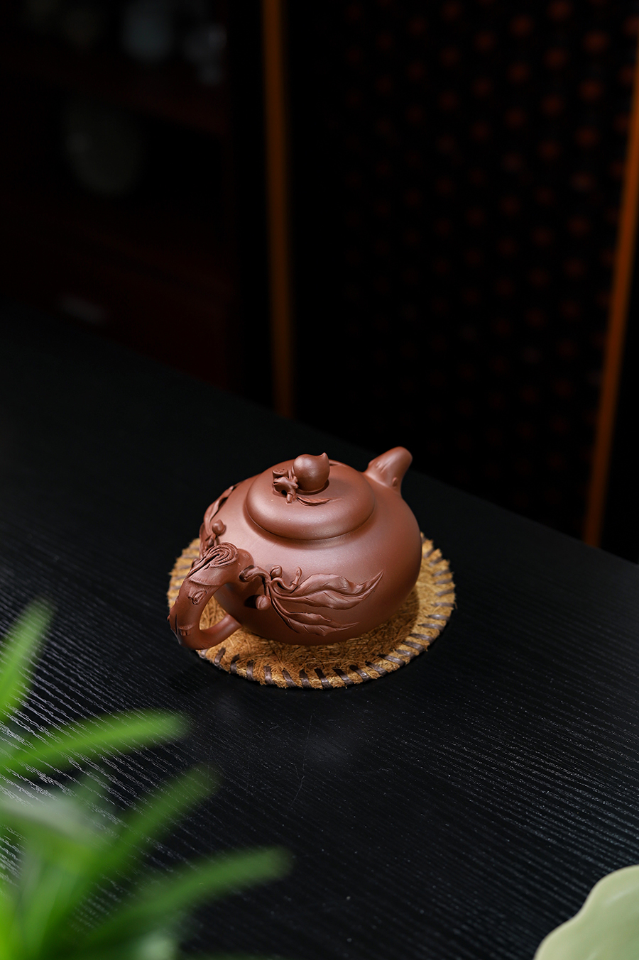 王铭东制陶桃情壶