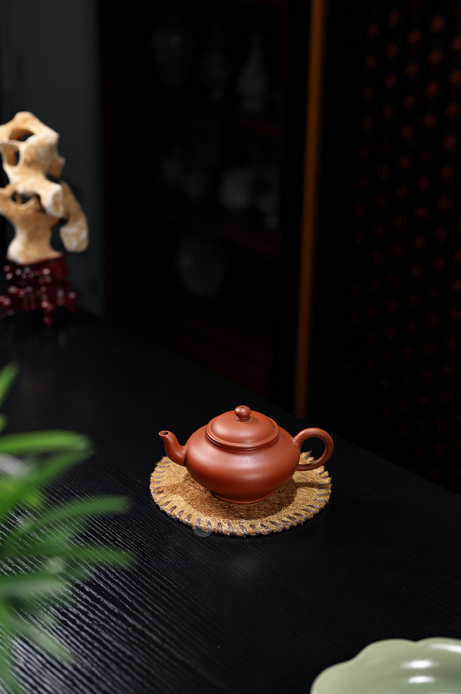徐元明全手工制扁腹壶