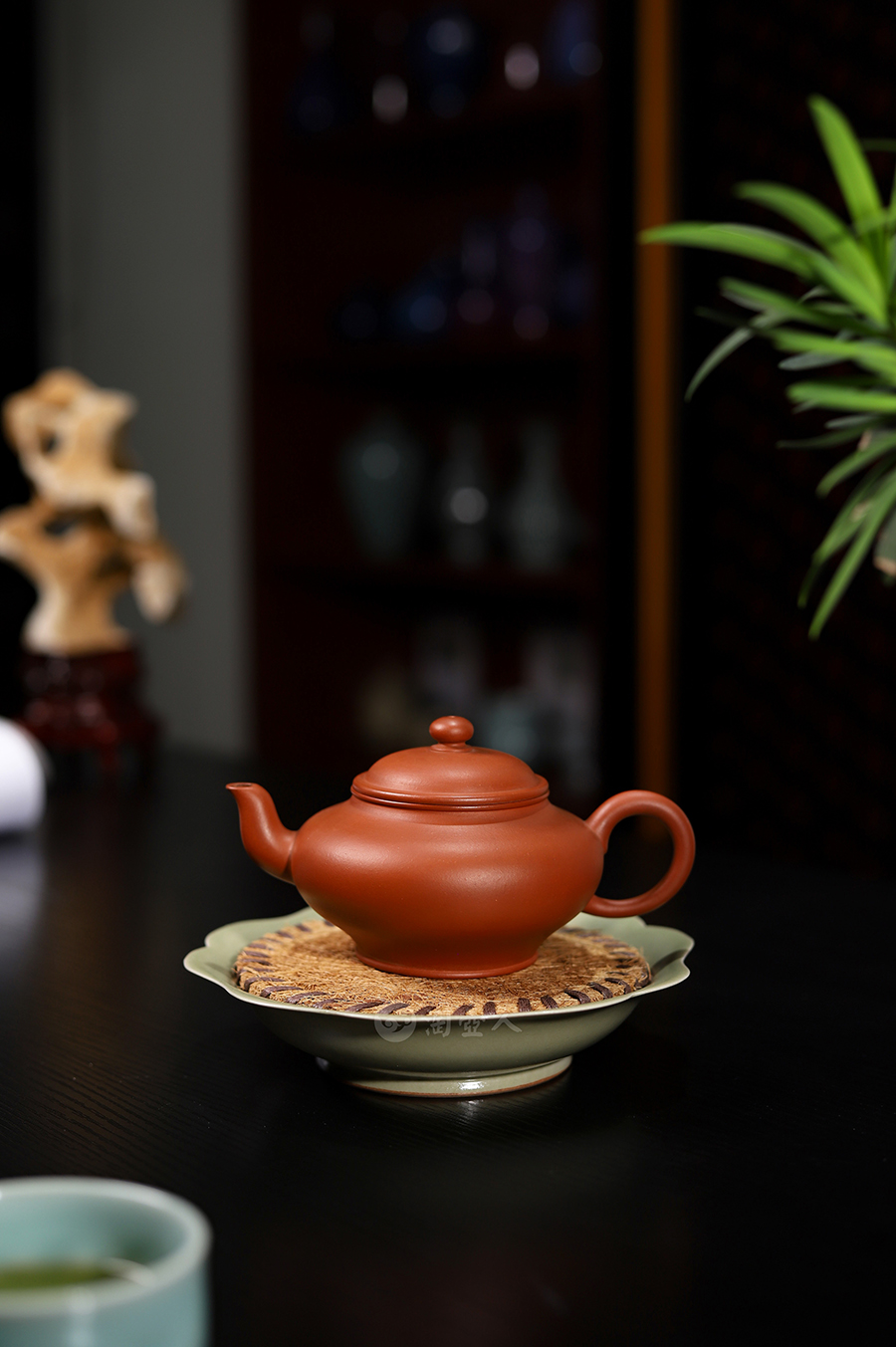 徐元明全手工制扁腹壶