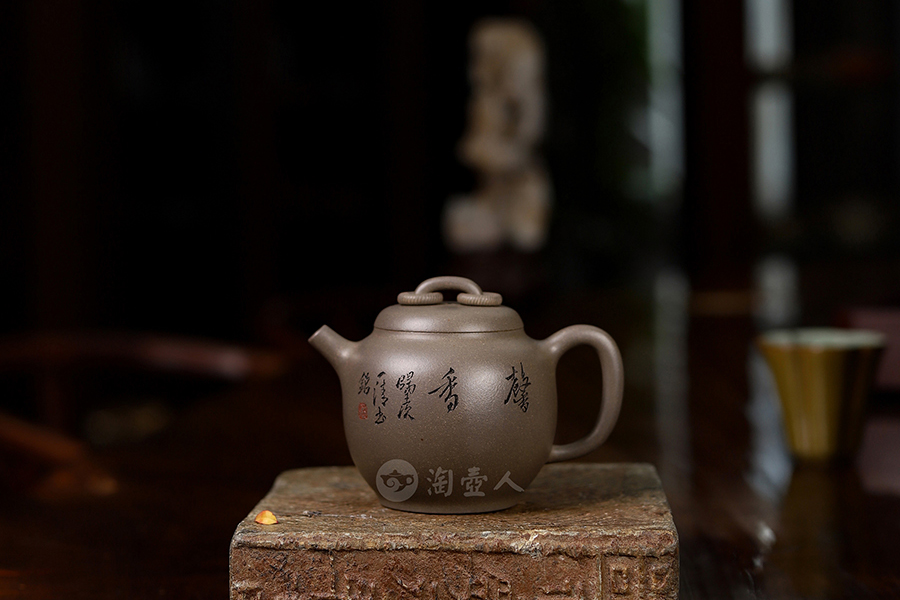 钱一清全手工制汲泉壶(夫妻合制)