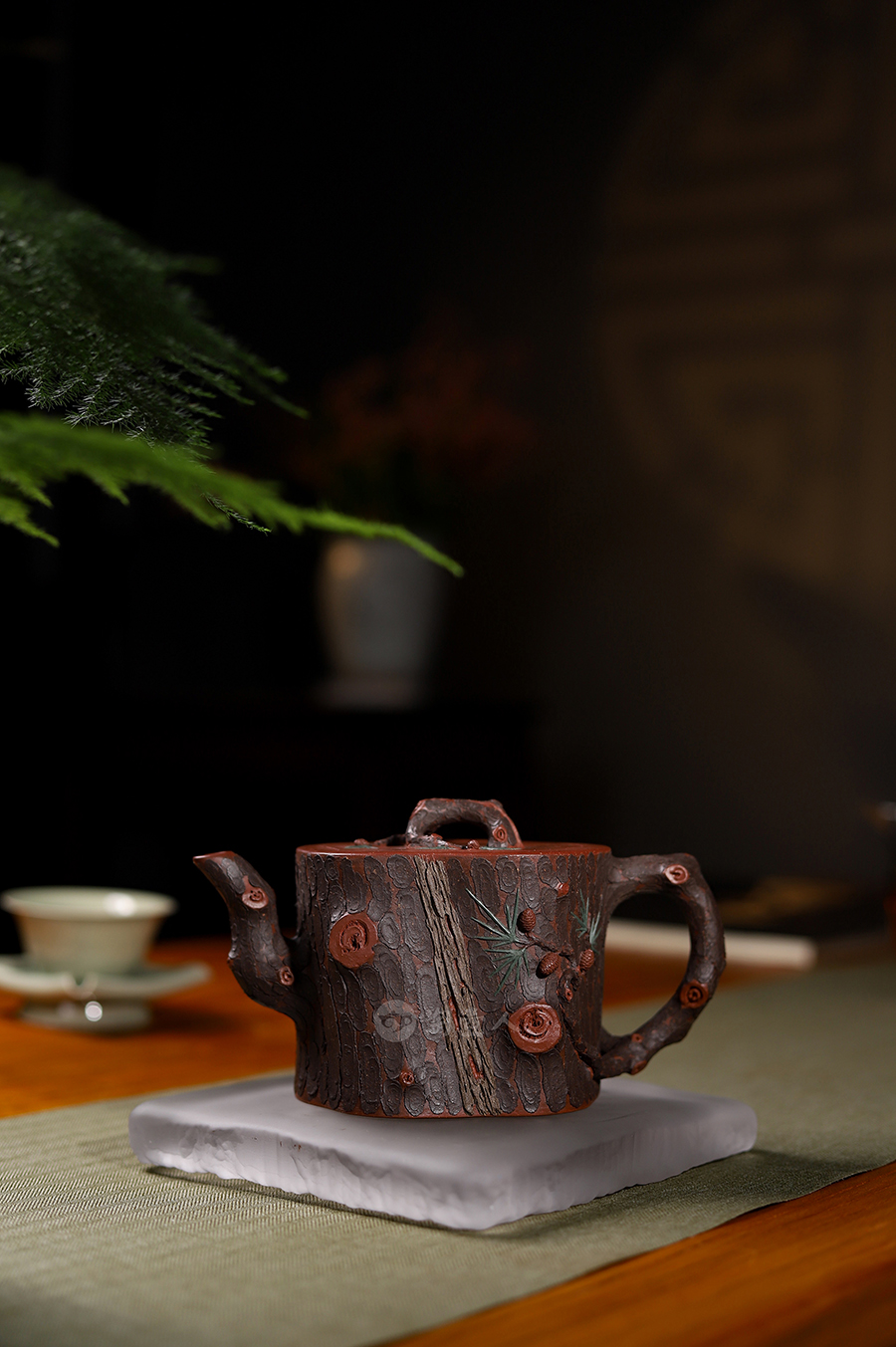 范萍全手工制松桩壶