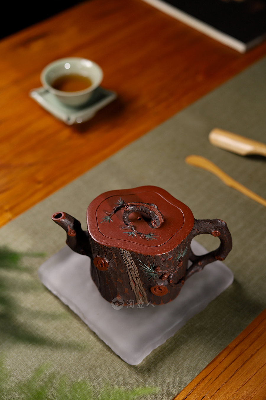 范萍全手工制松桩壶
