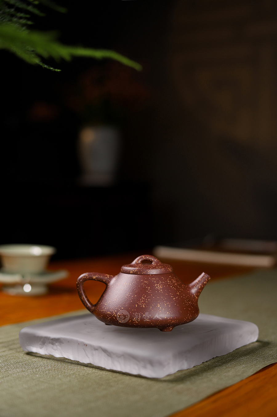 朱俊杰全手工制铺砂子冶小石瓢壶