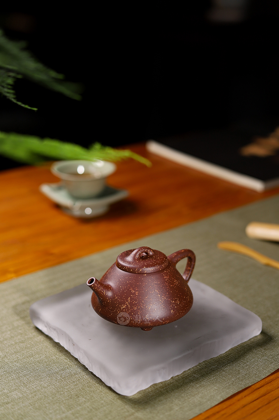 朱俊杰全手工制铺砂子冶小石瓢壶