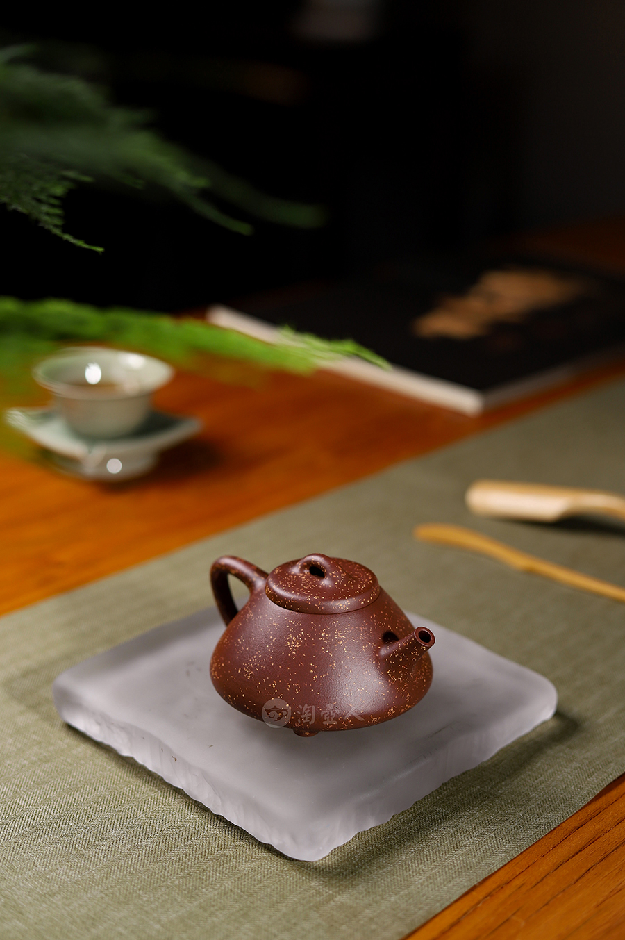 朱俊杰全手工制铺砂子冶小石瓢壶