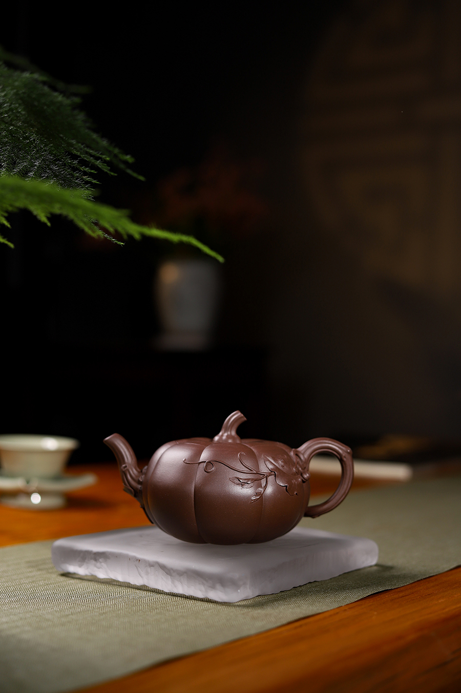 范萍制番瓜壶(薄胎)