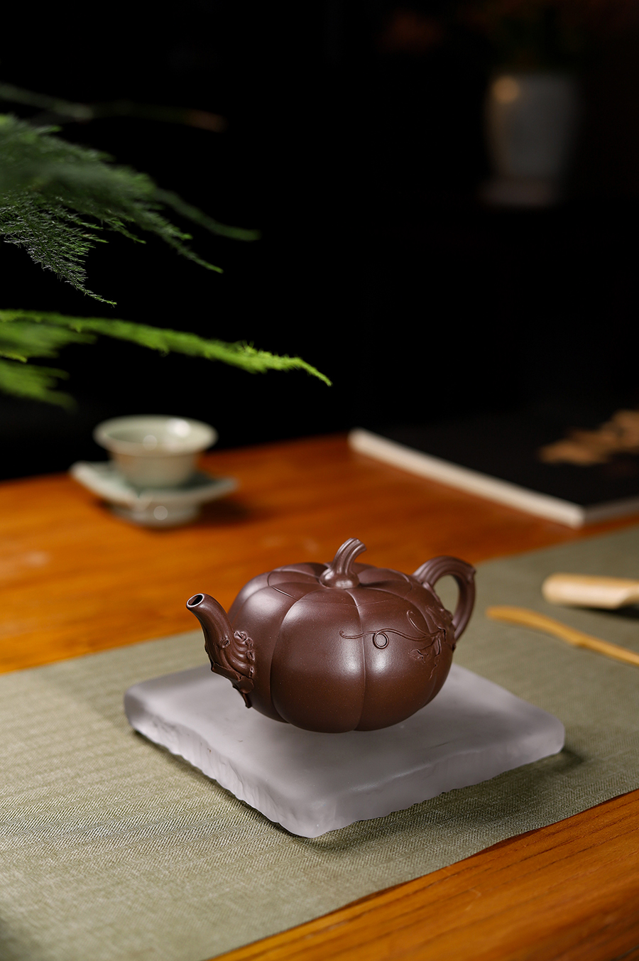 范萍制番瓜壶(薄胎)